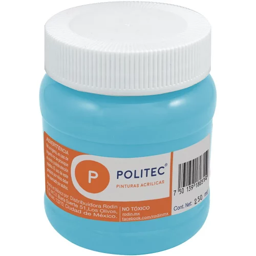 Pintura Acrílica Politec Azul Pastel 250 ml