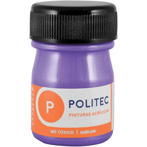 Pintura Acrílica Politec Morado Metálico 20 ml
