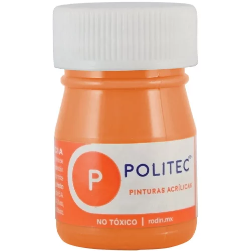 Pintura Acrílica Politec Naranja 20 ml