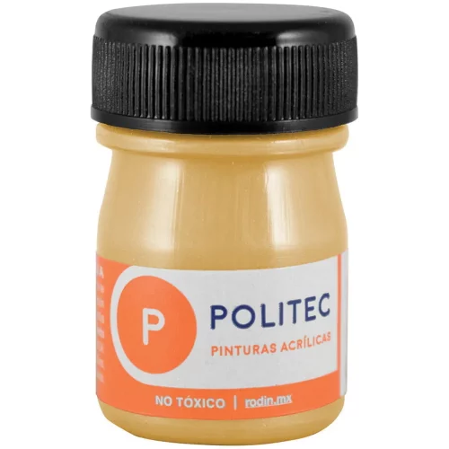 Pintura Acrílica Politec Ocre Metálico 20 ml
