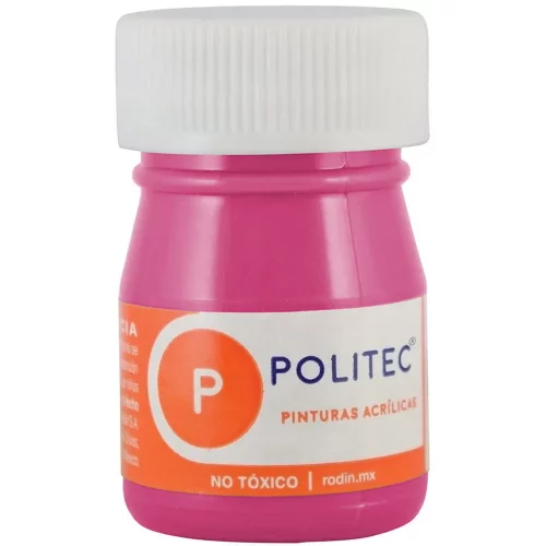 Pintura Acrílica Politec Rojo Carmín Claro 20 ml