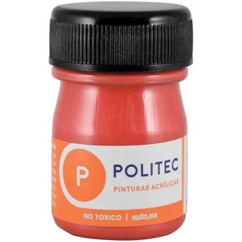 Pintura Acrílica Politec Rojo Metálico 20 ml