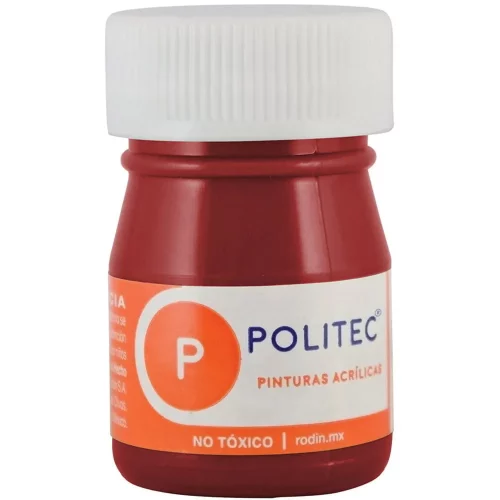 Pintura Acrílica Politec Rojo Toluidina 20 ml