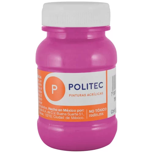 Pintura Acrílica Politec Rosa Mexicano 100 ml