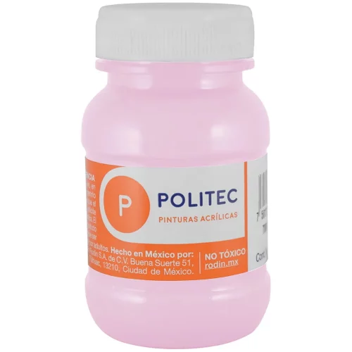 Pintura Acrílica Politec Rosa Pastel 100 ml