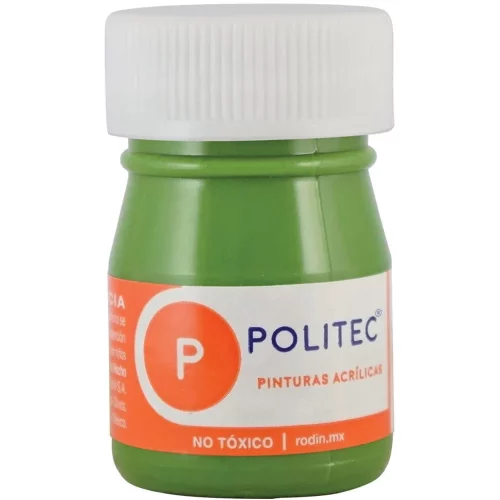 Pintura Acrílica Politec Verde Hoja 20 ml