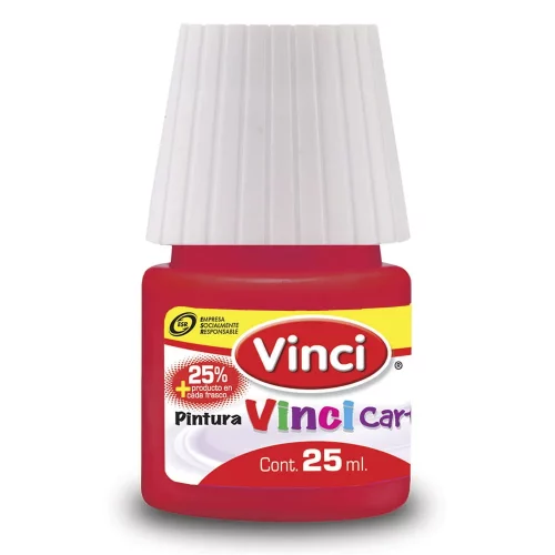 Pintura Vinci Cartel Carmín 25 ml