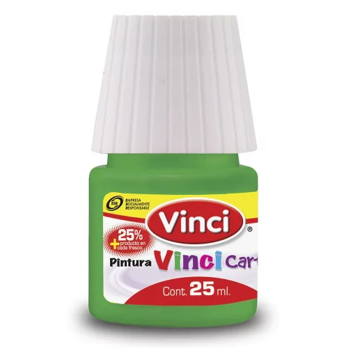 Pintura Vinci Cartel Verde Amarillo 25 ml