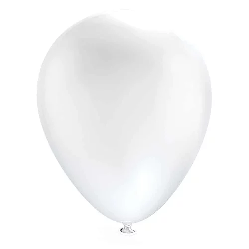 Globos Payaso Blanco Número 9 Bolsa con 50 piezas