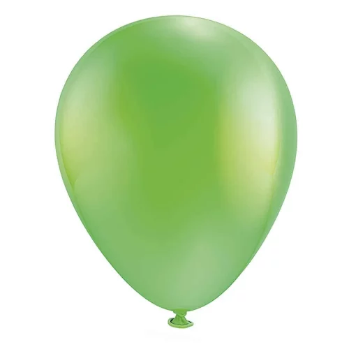 Globos Payaso Verde Lima Número 9 Bolsa con 50 piezas