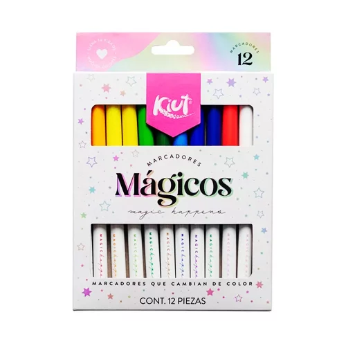 Marcadores Mágicos Kiut con 12 Piezas
