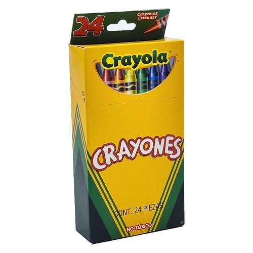 Crayones crayola vintage 2007 amarillo diente de león 24 piezas