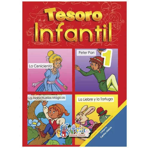 Cuentos Tesoro Infantil 4 en 1 Editorial García
