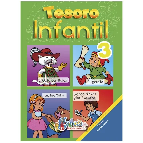Cuentos Tesoro Infantil 4 en 1 Editorial García