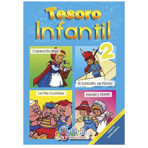 Cuentos Tesoro Infantil 4 en 1 Editorial García