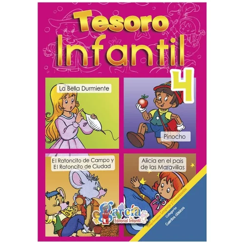 Cuentos Tesoro Infantil 4 en 1 Editorial García