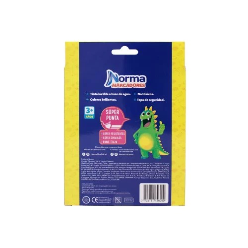 Marcadores Lavables Norma con 24 Piezas