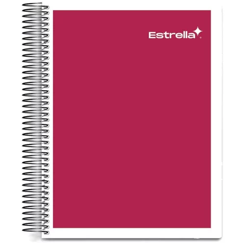 Libreta Profesional de 200 Hojas Cuadro Grande (7 mm) Colors Estrella