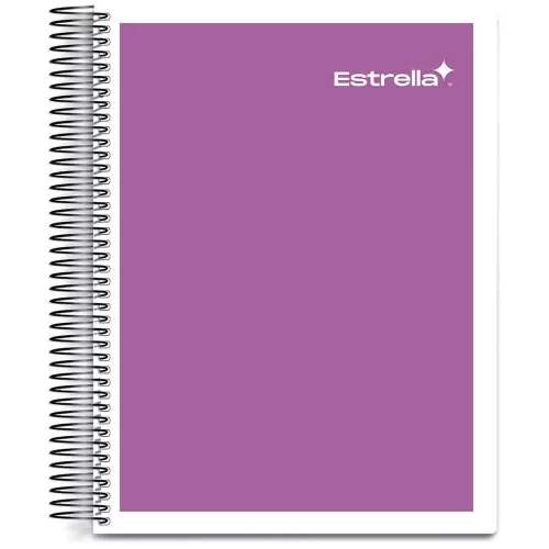 Libreta Profesional de 200 Hojas Cuadro Grande (7 mm) Colors Estrella