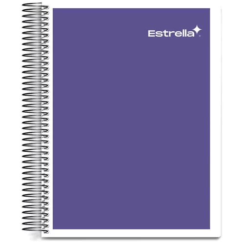 Libreta Profesional de 200 Hojas Cuadro Grande (7 mm) Colors Estrella